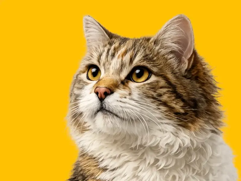 Healthy dog outdoors